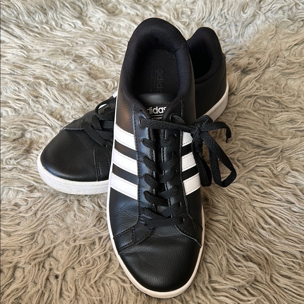 Adidas Black and White Sneakers